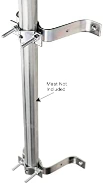 Channel Master CM-3079 4-Inch Wall Mount for TV Antenna Masts
