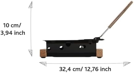 Boska Raclette Grilling Set - Partyclette to Go Set - Suitable for Cheese, Meat, Fish, and Vegetables - Portable Non-Stick - Dishwasher Safe Wedding Registry Items