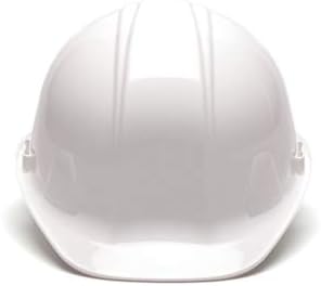 Pyramex SL Series Cap Style Hard Hat with 4 Point Ratchet - Durable HDPE Shell for Reliable Impact Protection, Rain Trough, Low Profile Design, Lightweight Comfort for All Head Sizes