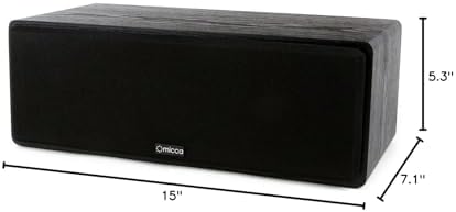 Micca MB42X Advanced 2-Way Passive Bookshelf Speakers, Stereo Pair, Black | Amplifier Required, 4-Inch Carbon-Fiber Woofer, 0.75-Inch Silk-Dome Tweeter, Desktop, Home Theater, Surround Sound