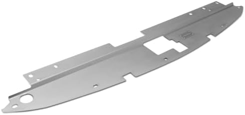 NRG Innvations Radiator Support Cover with Vent, Stainless Steel Engine Bay Air Diversion Panel with Logo Plate, For 05-07 Scion TC, NRG-DVP-3051