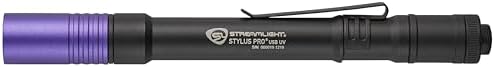 Streamlight 66149 Stylus Pro UV LED Penlight with Holster, Black