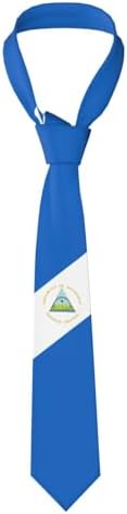 National Flags Tie Comfortable Soft Novelty Necktie Unisex for Weddings Party Birthday Gift