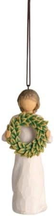 Willow Tree Abundance Hanging Ornament, Sculpted Hand-Painted Figure | Cast from a Susan Lordi Original Carving, Meaningful Gift for Any Occasion, Ready to Hang, Collectible Resin Keepsake