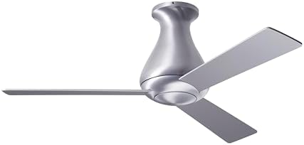 Modern Fan Company ALT-FM-BA-42-AL-NL-003 Altus Flush 42" Outdoor Ceiling Fan w/Remote Ctrl, Brushed Aluminum