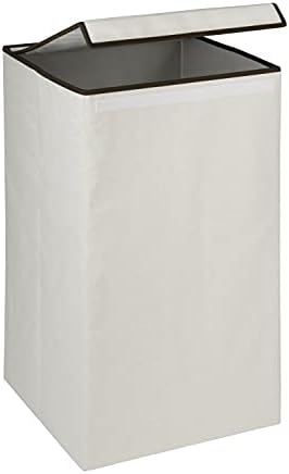 Honey-Can-Do Rectangular Collapsible Hamper with Lid, Natural