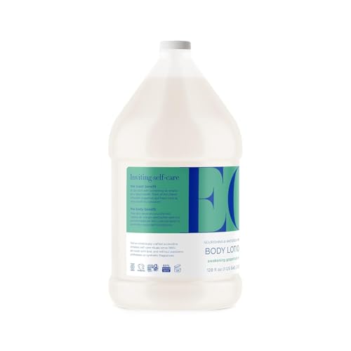 EO French Lavender Body Lotion Refill, Bulk Gallon, 128 oz | 1-gallon bulk refill | fits most dispensers | essential oil formula | moisturizes dry skin | salon-size | men and women