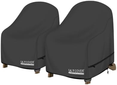 ULTCOVER Waterproof Patio Chair Cover, 35W x 38D x 34H in