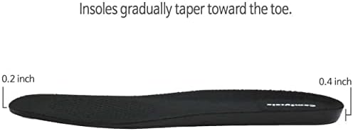 0.4 Inch 2 Left or Right Full Length Insoles Balancer and Additional Cushion Pad for Leg Length Discrepancy (2 Rights(Medium))