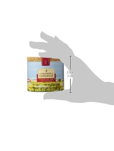 Le Saunier De Camargue | French Fleur Del Sel | Finishing Sea Salt, 4.4 oz (Pack of 4)