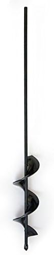 Willard & May Flower Bulb HEX Shaft Drill Planter, Non-Slip – 2.75 by 24 inch - Bulb & Bedding Plant Auger
