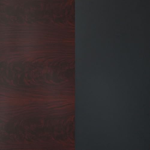 Flash Furniture 42x24" Reversible Table Top, Black/Mahogany | Reversible Laminate Top, Durable Construction, Commercial Use