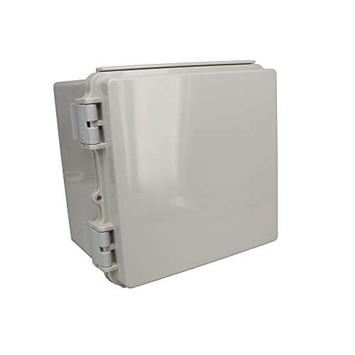 BUD Industries NBF-32014 Plastic Indoor NEMA ABS, 7.72" L x 7.72" W x 5.71" D, White