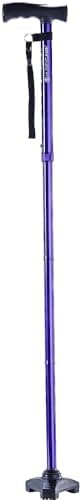 HurryCane Freedom Edition Foldable Walking Cane with T Handle