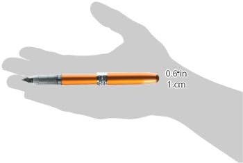 Platinum Fountain Pen, Plaisir Fine Nib, Nova-Orange (Pgb-1000#25-F)