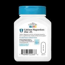 21st Century Cal Mag Zinc +D Vitamin - 90 Tablets, Pack of 4