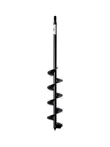 Power Planter Extended Length Garden Auger Drill Bit, 3" x 24" with 1/2" Non-Slip Hex Drive, Auger Drill Bit for Planting Bulbs and Potted Plants