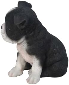 Hi-Line Gift Ltd Sitting Boston Terrier Puppy Statue