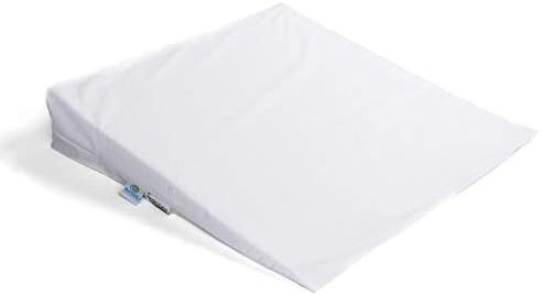 Hermell Bed Wedge Pillow – Supportive Elevated Cushion for Back Pain Relief, Spinal Alignment, Snoring
