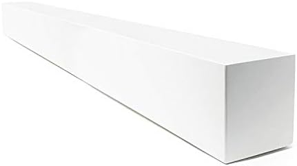 Buhbo Modern Metal Trough Rectangle Planter 32 inch, White