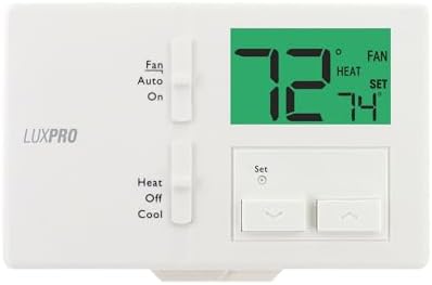 P711 7-Day Programmable or Non-Programmable, Easy-to-Use Thermostat | P711 Prog/Non-Prog, Digital Heating/Cooling Thermostat, Easy DIY Installation, Batteries Included