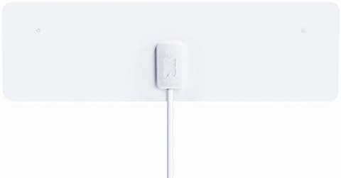 Monarch 40 White Indoor HDTV Flat Paper Thin Antenna - True 40 Mile Range, Multidirectional Reception