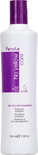 Fanola No Yellow Purple Shampoo - Purple Color Depositing Shampoo for Blondes