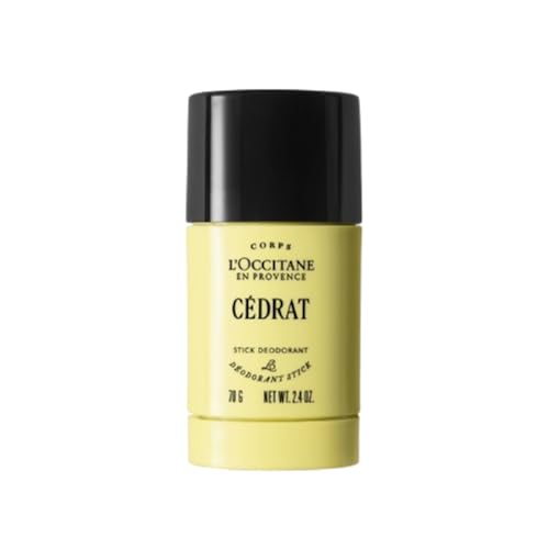 L'OCCITANE Roll-On Aluminum Free Deodorant, Reduce Body Odor, Refreshing Verbena, Eau De Baux, Without Alcohol and Aluminum Salts, Made in France