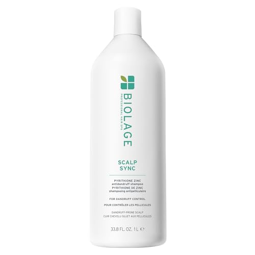 Biolage Scalp Sync Anti-Dandruff Shampoo – Controls Dandruff | Controls Itchy Scalp, Cleanses Hair, Moisturizing, Dandruff Relief, For Scalp and Hair Health, Vegan & Cruelty-Free