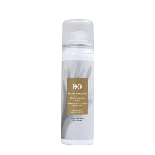 R+Co Bright Shadows Root Touch-Up Spray - Light Brown, 1.5 Oz
