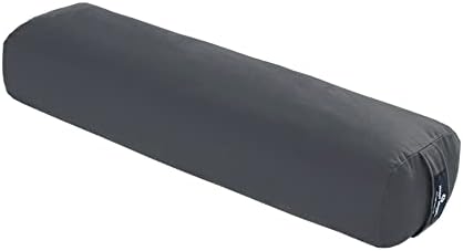 Hugger Mugger Junior Yoga Bolster - Narrower Profile, Very Firm, Great for Smaller Yogis, Heart-Opening poses or Under the Knees, Handmade in USA