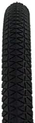 Fenix Bicycle Tire 18" x 1.95" BMX Bike Street Grip Thread P-1171, Black