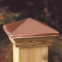 POST CAPS COPPER 6"X6"