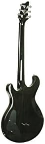 IYV 6 String IP-350 TBK PRS Solid-Body Electric Guitar, Trans Black