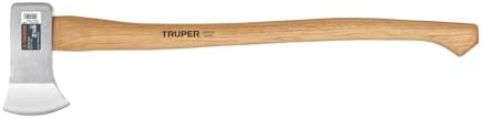 Truper Boy's Axe, 2.25 lb Forged Steel Head, 28-Inch American Hickory Wood Handle