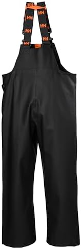 Helly Hansen Storm Rain Bib, Bib Overalls for Men, PVC-Coated Polyester