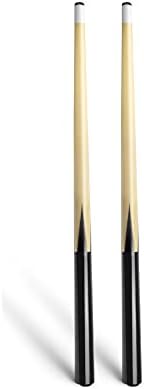 2 Pieces 19Inch Mini Cue Stick Pool Cue Hardwood Billiard Cue Stick for Kids
