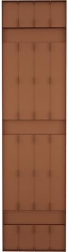 14"W x 55"H EverColor Joined Board-n-Batten Exterior Viny Shutters, w/Installation Shutter-Lok's & Matching Screws (Per Pair), Treated Cedar