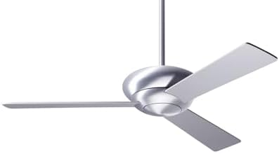 Altus 42" Brushed Aluminum Ceiling Fan with Aluminum Color Blades and Handheld Remote Control
