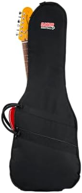 Gator Cases Foam Padded Electric Guitar Gig Bag, Fits Stratocaster and Telecaster Style Guitars up to 40.3" in Length (GBE-ELECT)