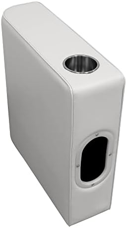 Wise 8WD112-204 Deluxe Series Pontoon Right Arm Rest, White