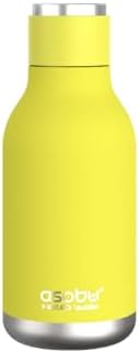 Urban Insulated and Double Walled Stainless Steel Bottle 16 Ounce by Asobu (Pastel Blue)