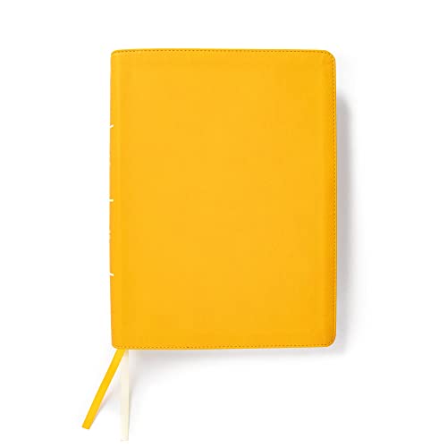 CSB Lifeway Women's Bible, Marigold LeatherTouch, Black Letter, Single-Column, Wide-Margins, Devotions, Articles, Word Studies, Character Profiles