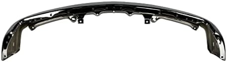 Chrome, Steel Front Bumper Impact Bar Fascia Compatible with 1999 2000 2001 2002 Chevy Silverado Pickup 99-02, GM1002376
