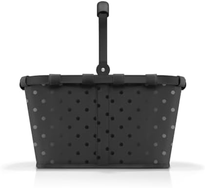reisenthel carrybag frame black/black - Sturdy shopping basket with plenty of storage space and practical inner pocket - water-repellent