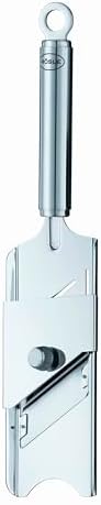 Rosle Stainless Steel Gourmet Slicer Hand-Held Mandoline, 11.1-inch