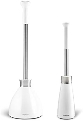simplehuman Toilet Brush with Caddy Stainless Steel, Black