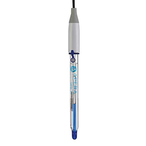 Apera Instruments LabSen 211 Glass-Body pH Electrode for General Water Solutions, Impact-Resistant Sensor, TRIS Buffer Compatible, BNC Connector