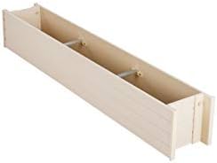 ECOFLEX 48" Window Box Planter, Moisture Resistant Outdoor Flower Box for Windows, Railings, or Fences, Weather Resistant Composite, No Tools Needed