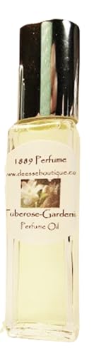 Tuberose -Gardenia 1/3 oz Perfume Oil Roll on - Alcohol Free